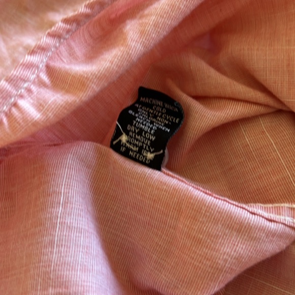 Carbon XL Pink Button Western Shirt Roll Tab Option Long Sleeve Classic - Picture 11 of 13